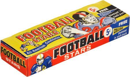 1961 Nu-Card Football Box